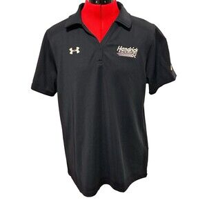 Hendrick Motorsports NWT Under Armour Team Issued Women’s Black Polo Size XL